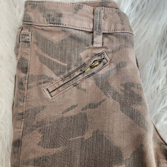 Current Elliot Size 25 The‎ Silverlake Zip Ankle Skinny Camo Jeans - Picture 4 of 16